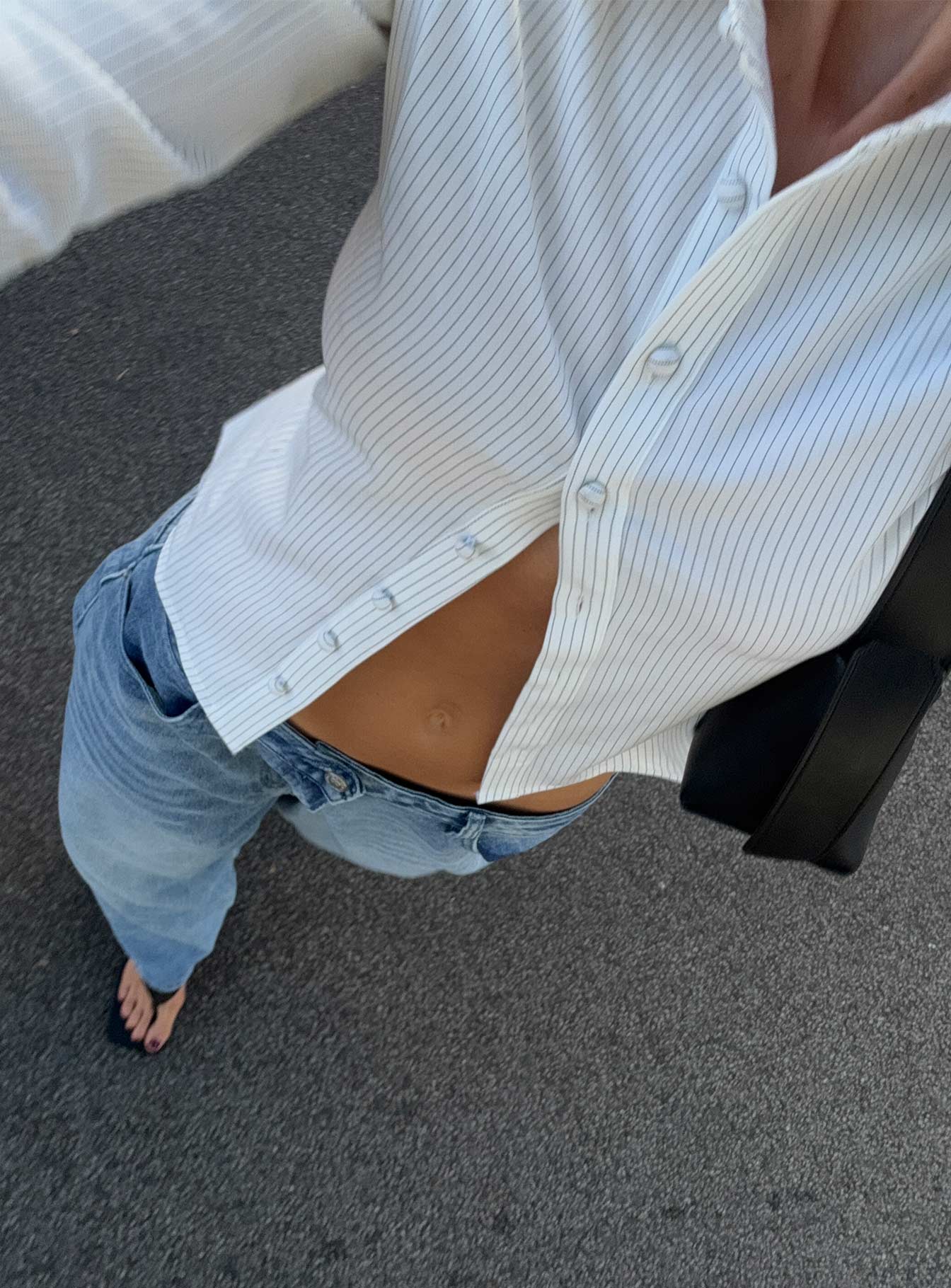 Lanabell | Chemise à Rayures Fines
