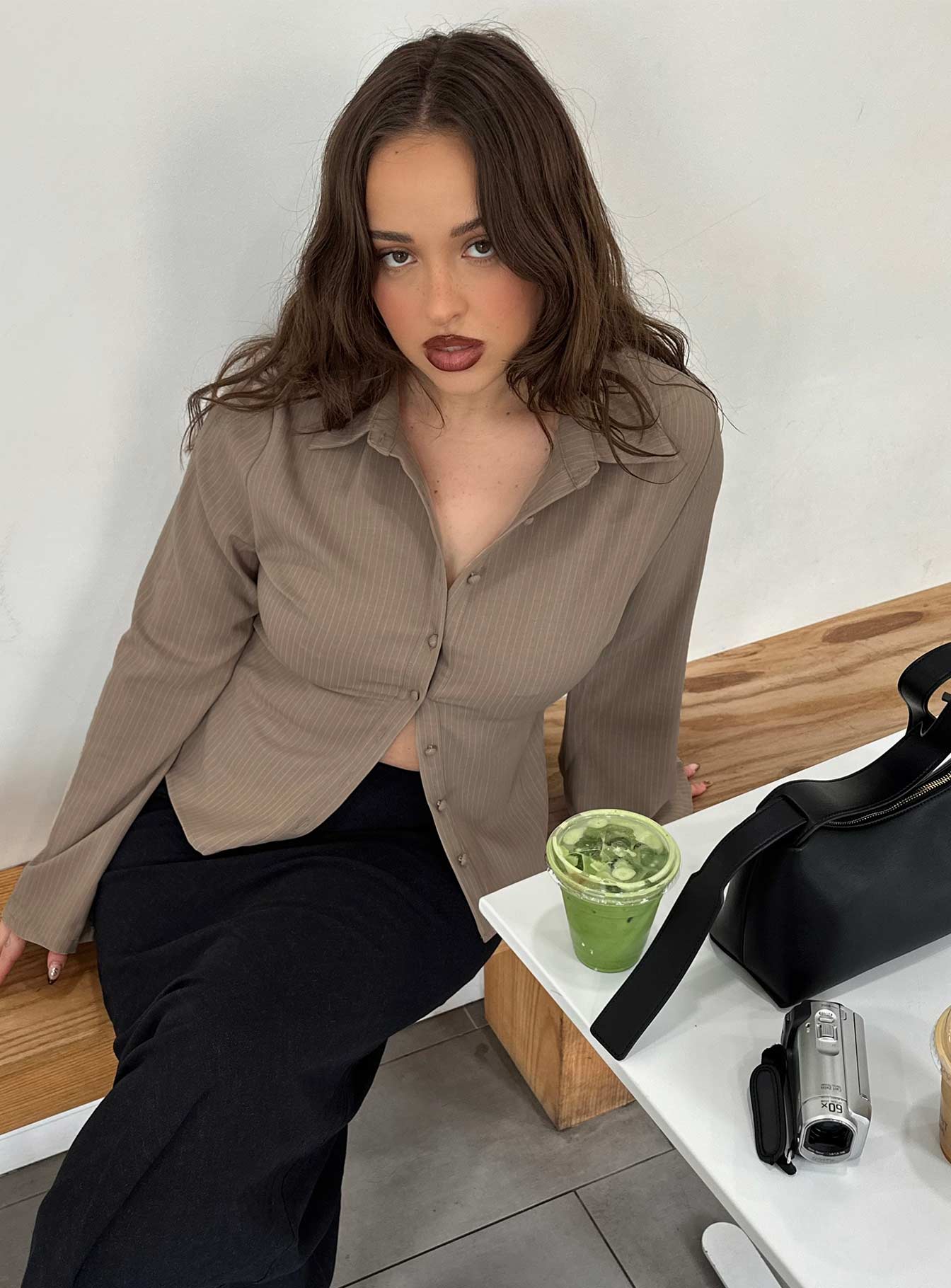 Lanabell | Chemise à Rayures Fines