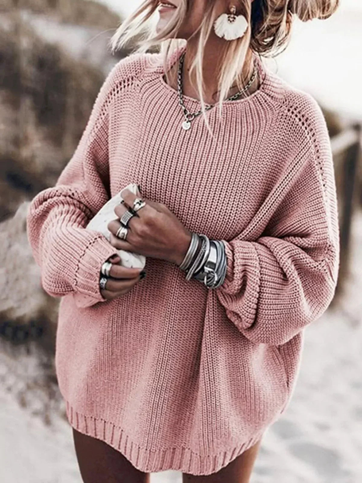Jacey™ | Oversized Knit Sweater