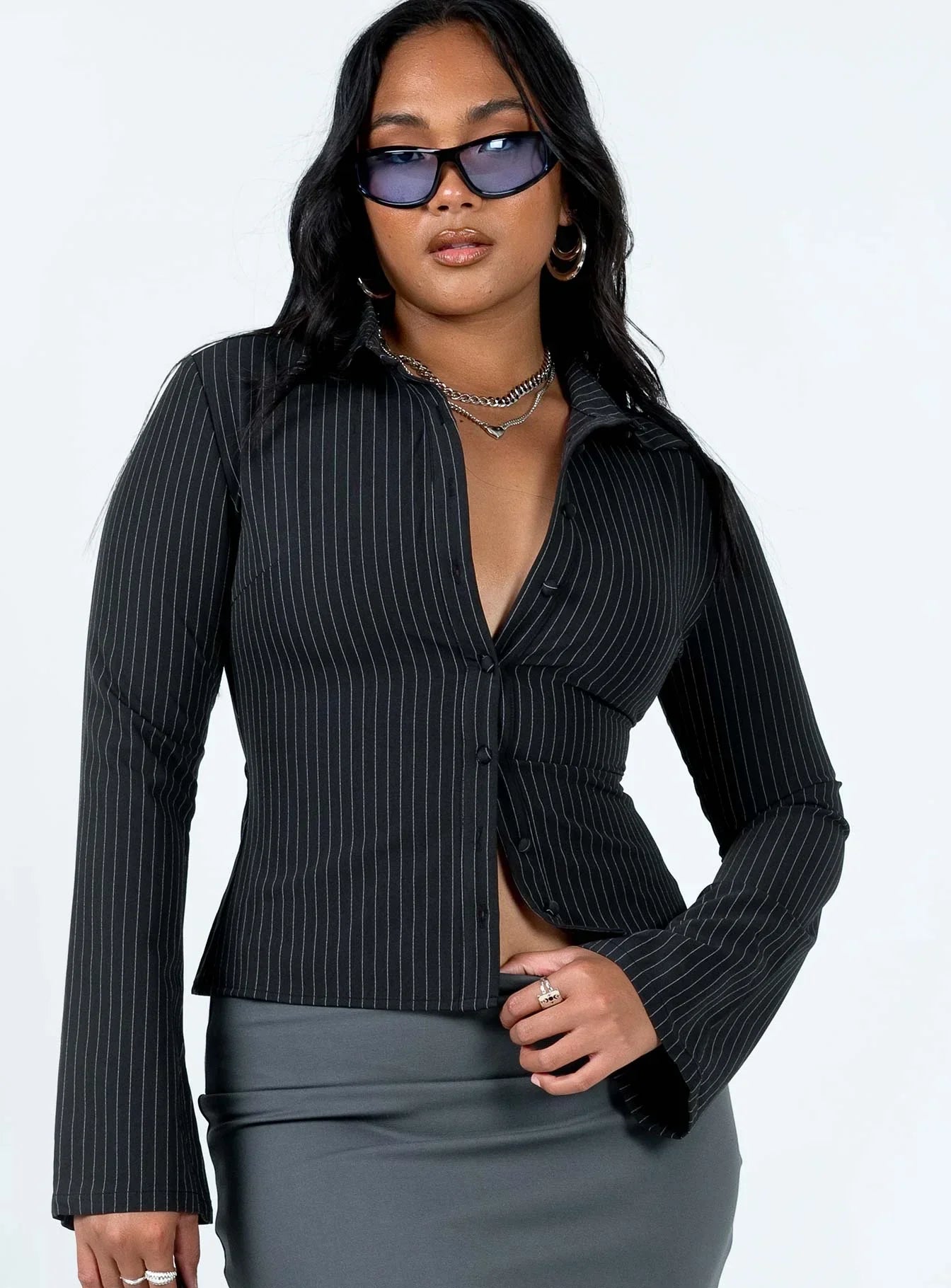 Lanabell | Chemise à Rayures Fines