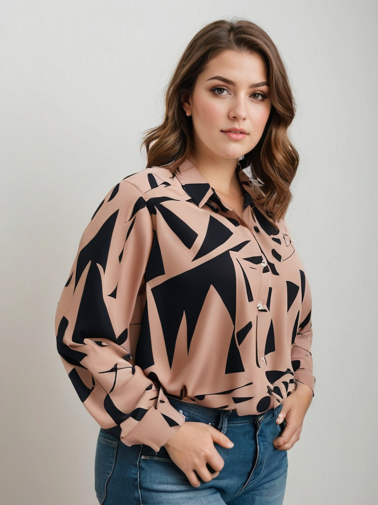 Inès | Chemise Asymétrique Vintage