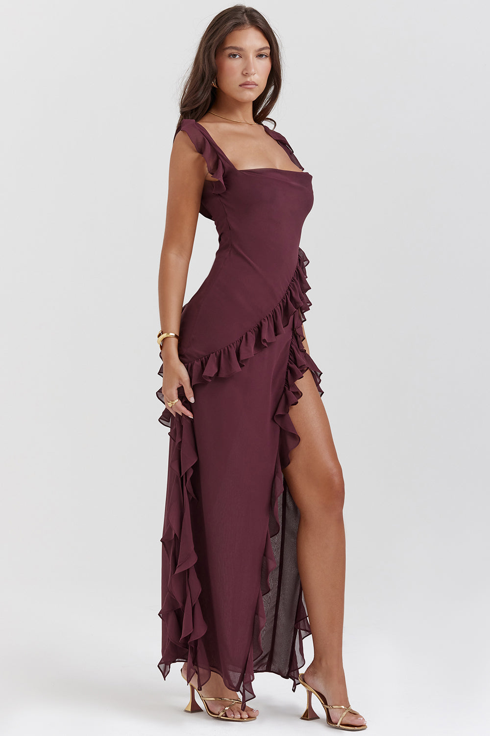 Ariana | Robe Maxi Fendue
