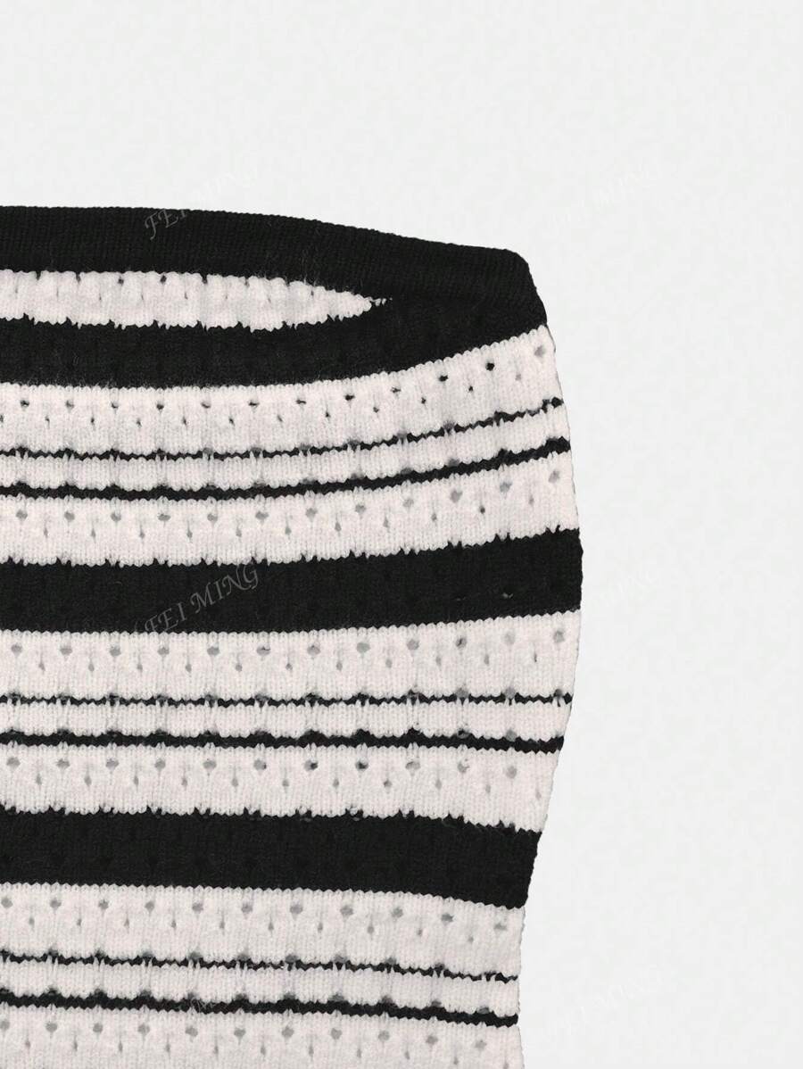 Maily | Robe Mini Rayée & Allure Parisienne