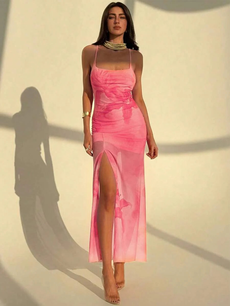 Élina | Robe Fleurie & Éclat d’Été
