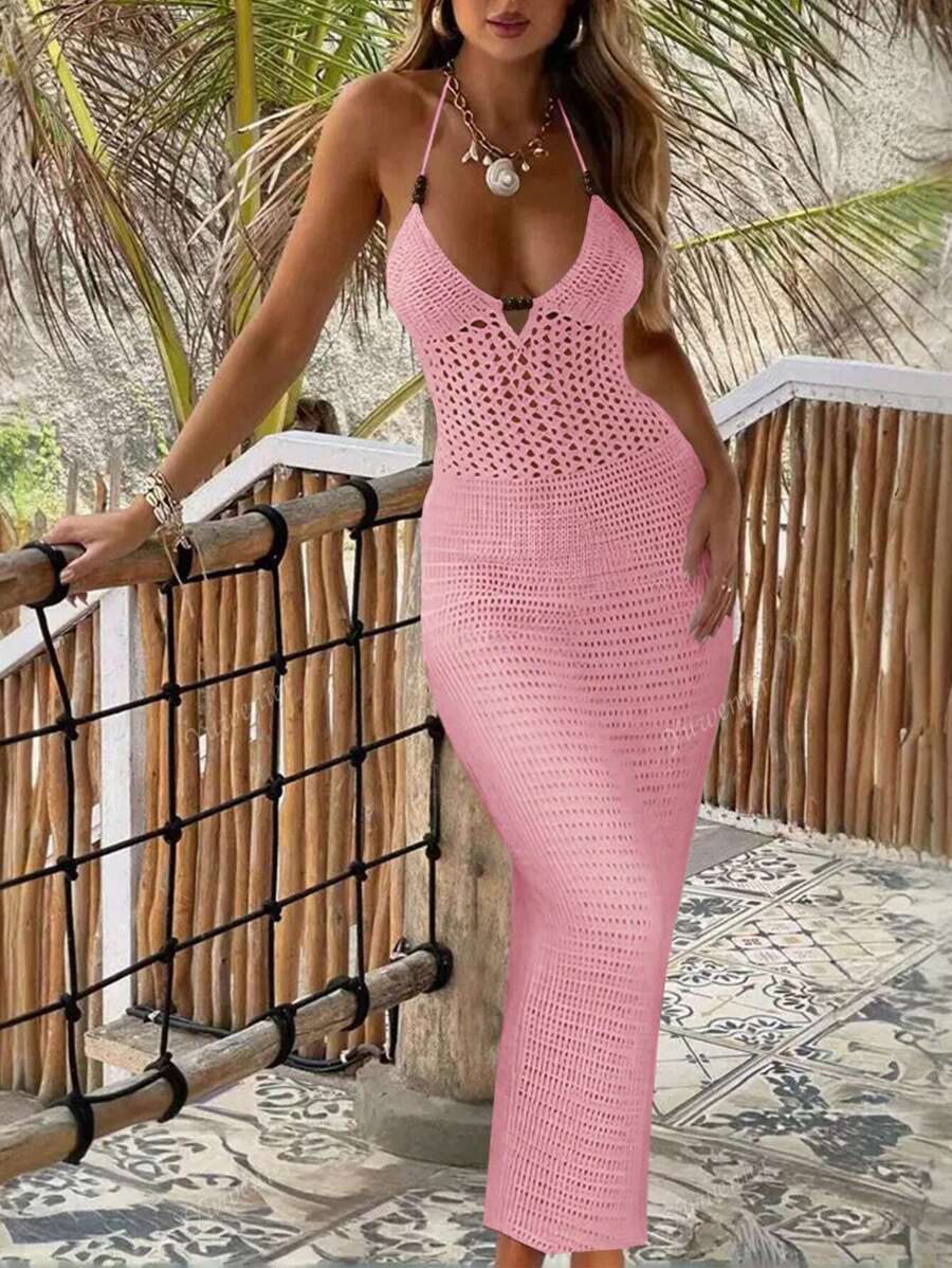 Noa | Robe Crochet Élancée d’Été