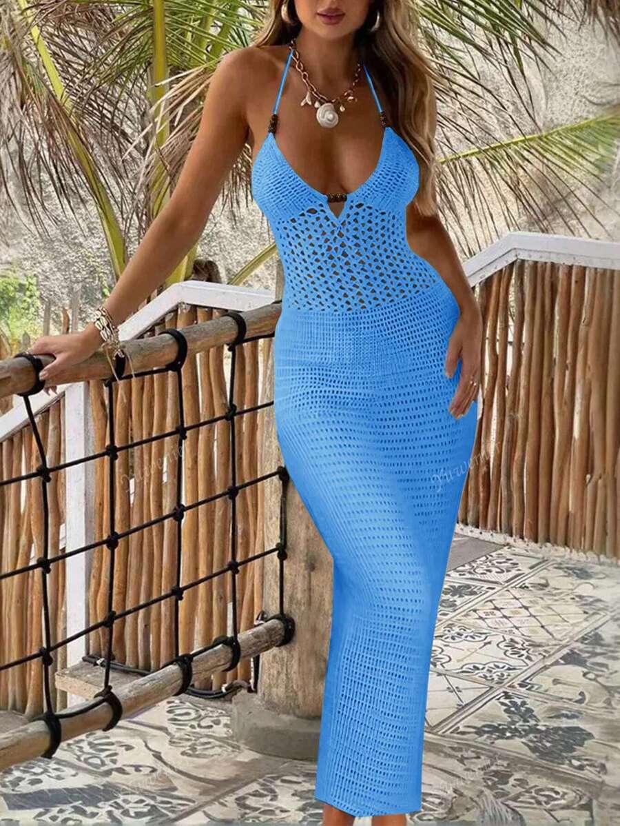 Noa | Robe Crochet Élancée d’Été