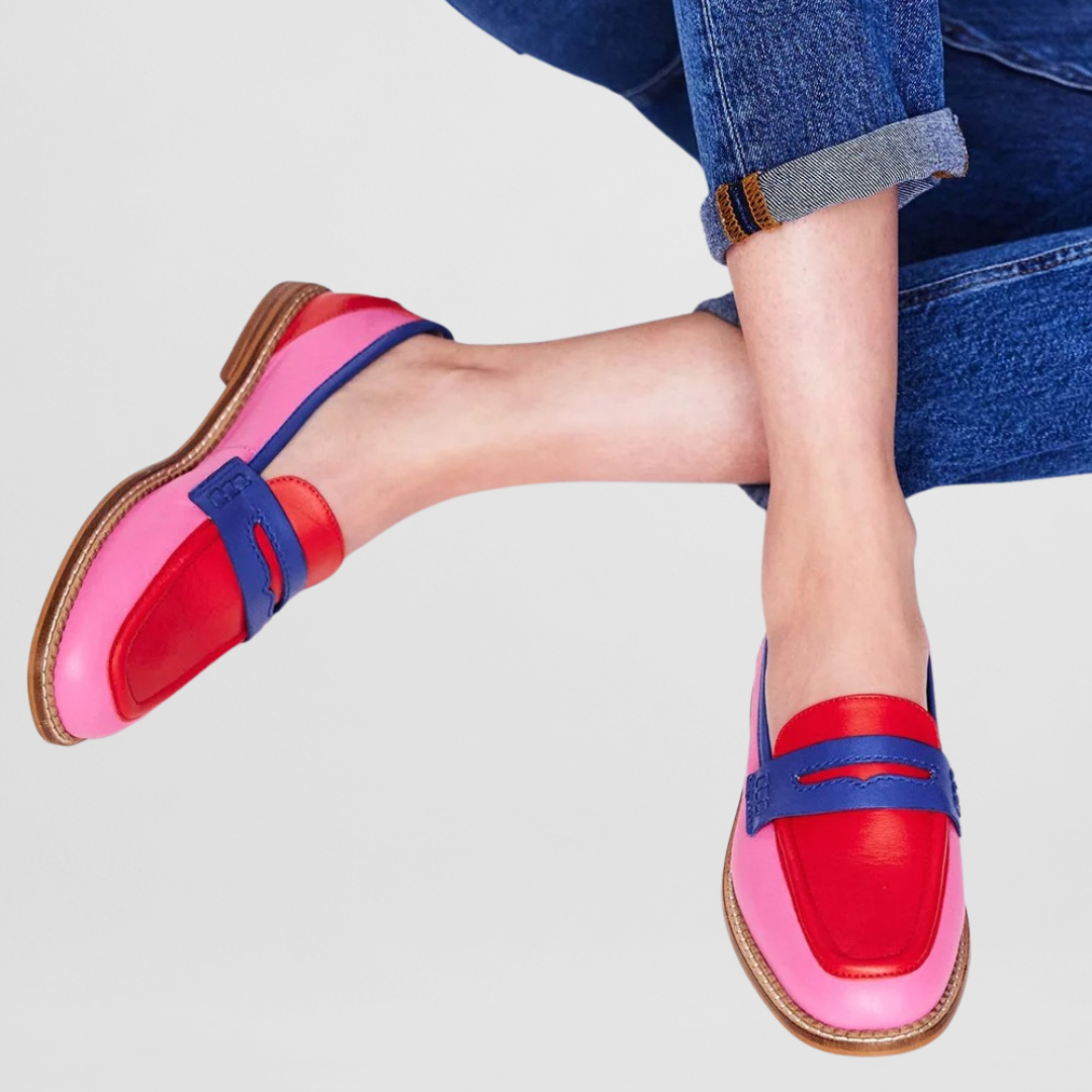 Elianne | Mocassins à Imprimés Colorés