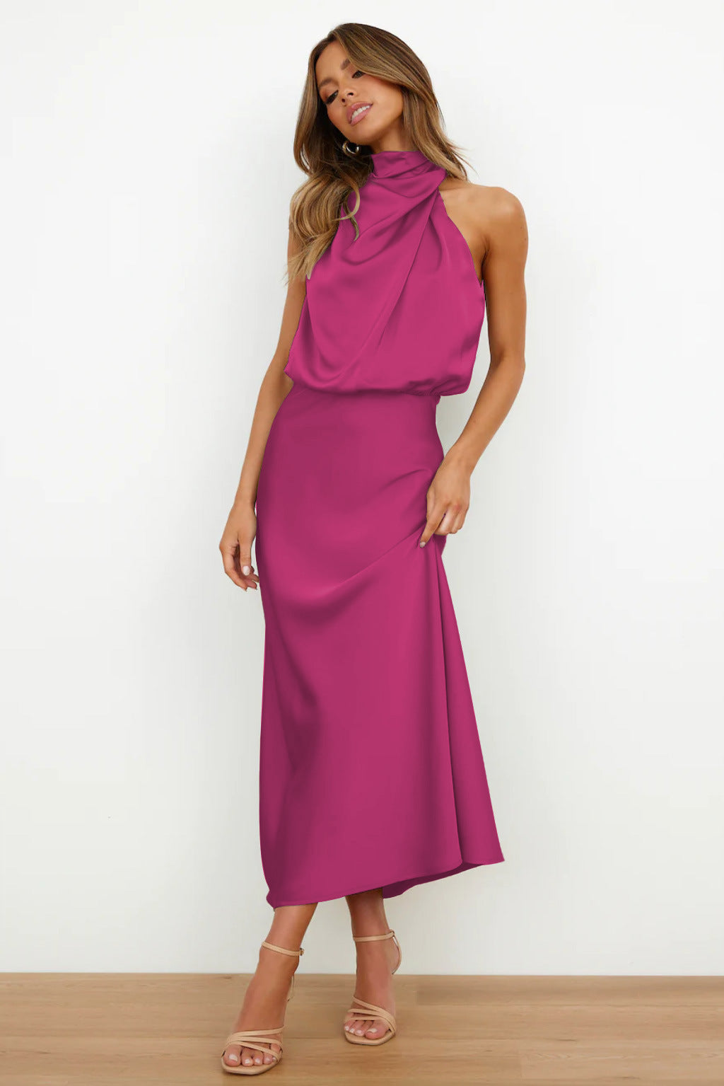 Romy | Robe Satinée & Élégance Assurée
