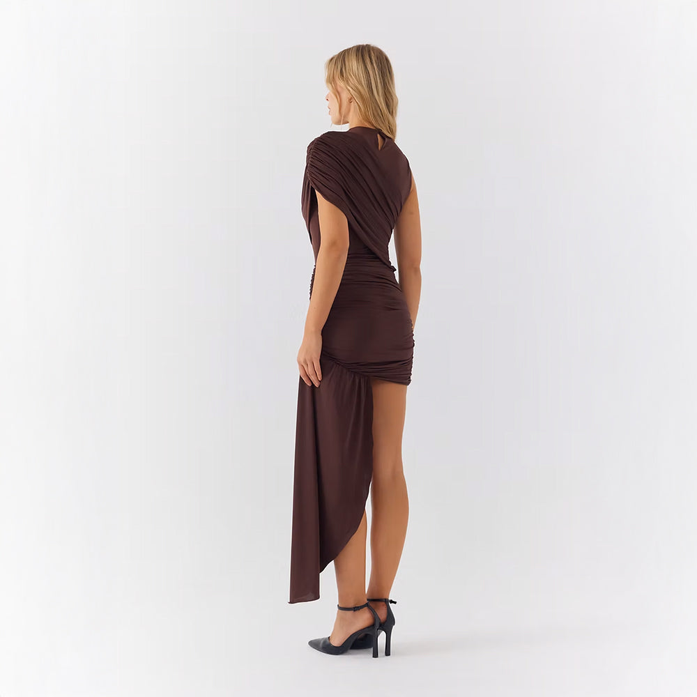 Delara | Robe Asymétrique Froncée
