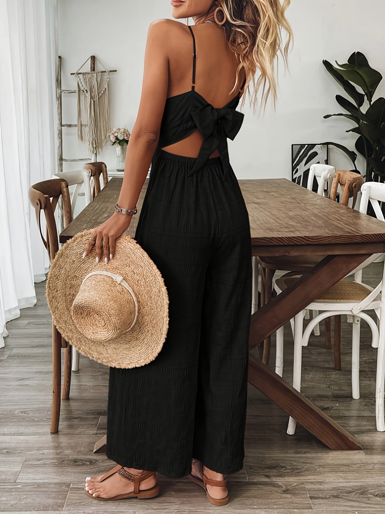 Capucine | Jumpsuit Noeud & Élégance d’Été