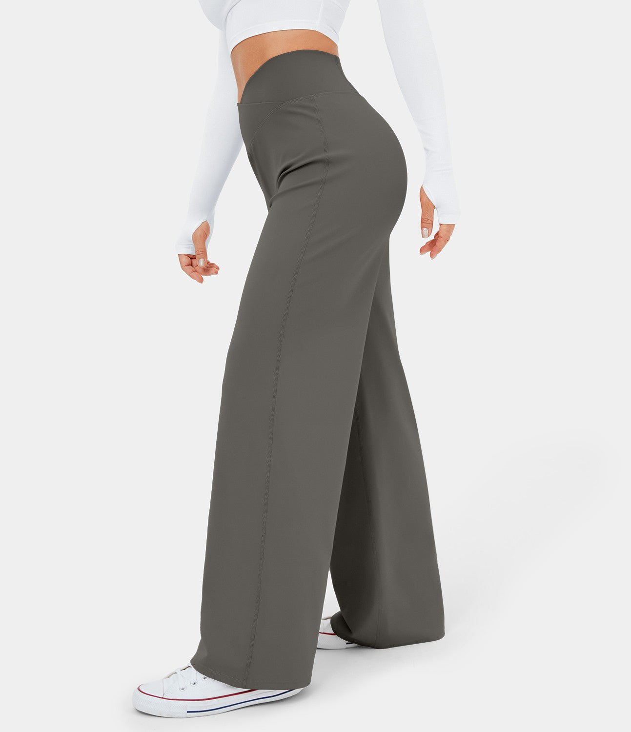 Emily | Legging Évasé Taille Haute