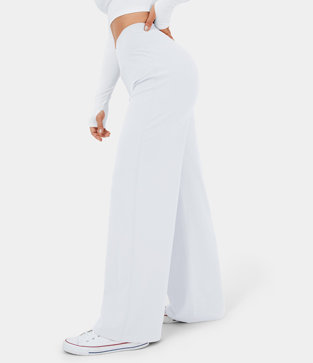 Emily | Legging Évasé Taille Haute