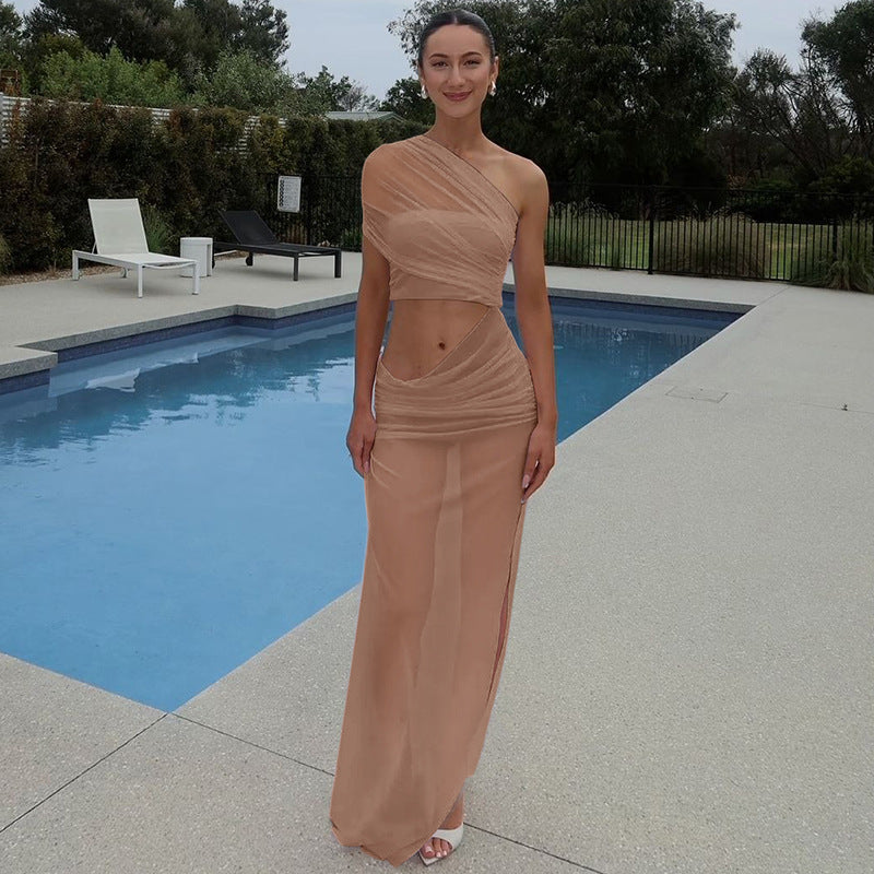 Soline | Robe Asymétrique & Éclat Balnéaire