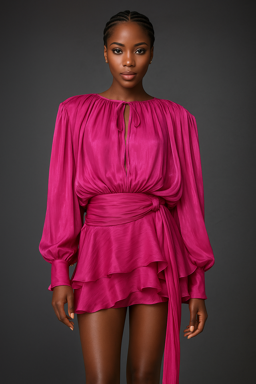 Éléa | Robe Satinée de Rêve
