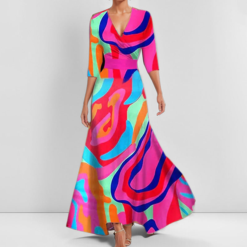 Calista | Robe Graphique & Audace Florale