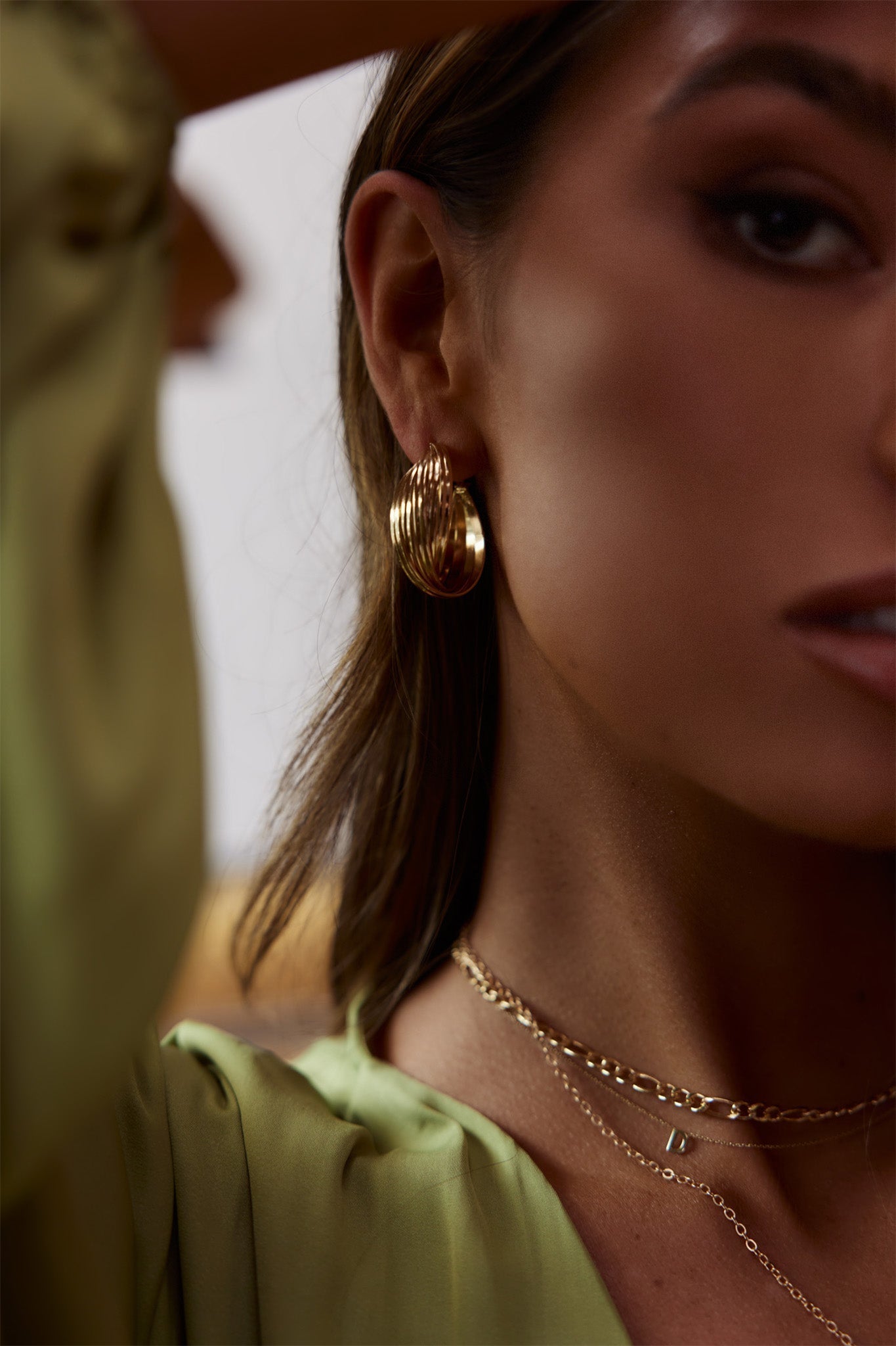 Boucles d'oreilles créoles Celia en or