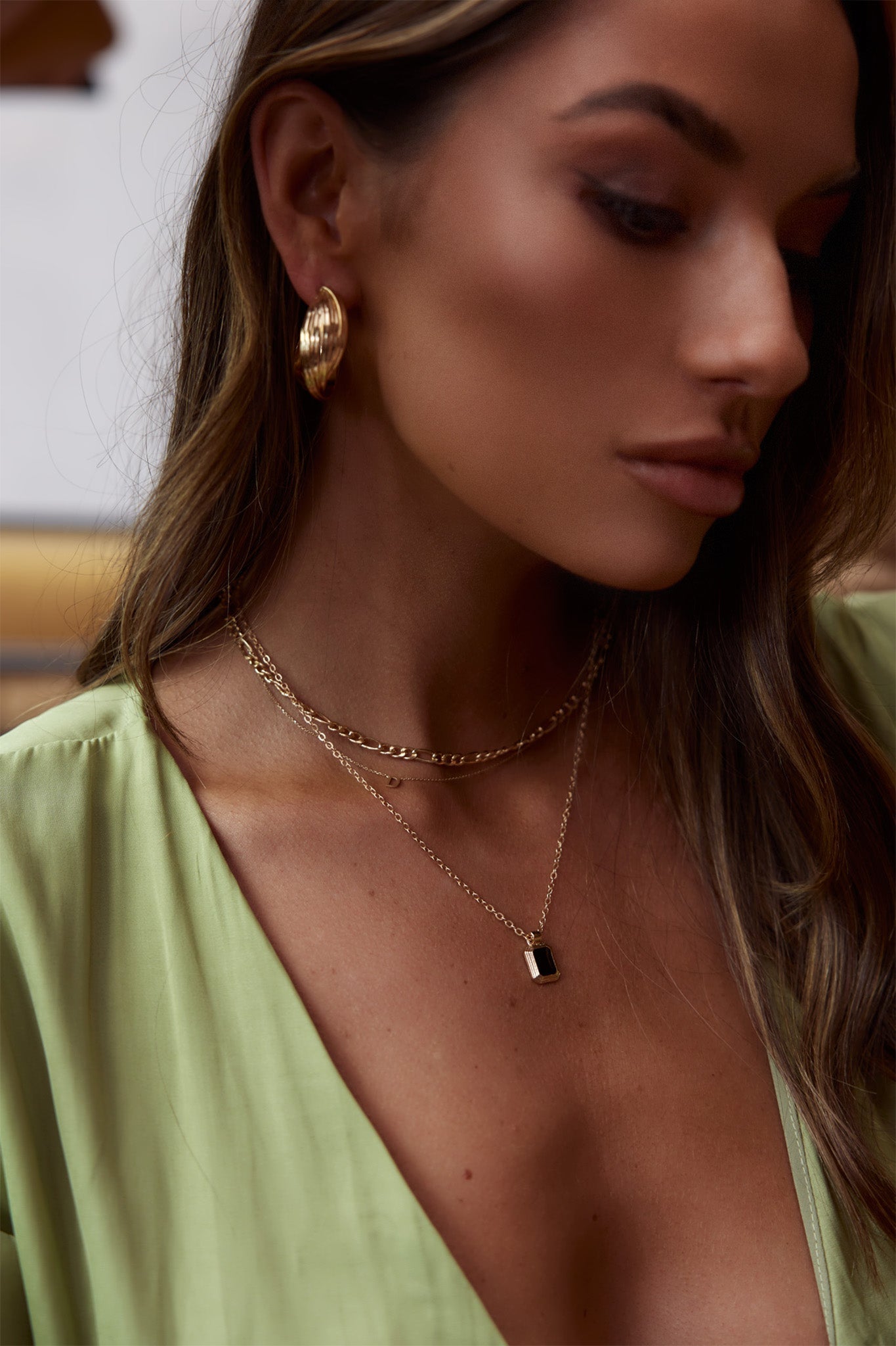 Boucles d'oreilles créoles Celia en or