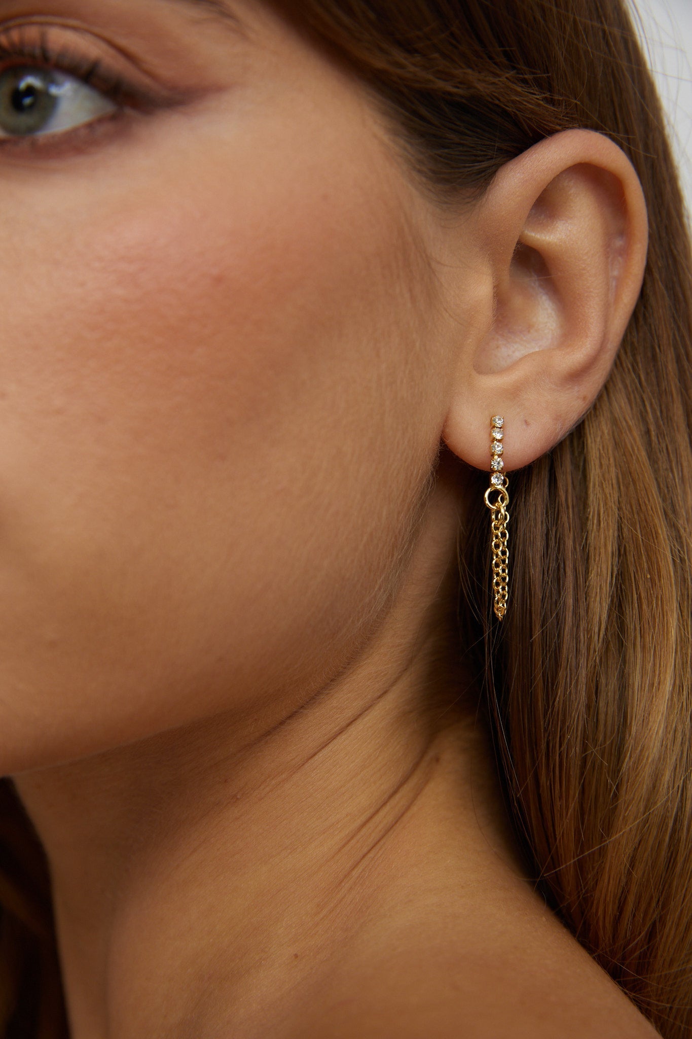 Boucles d'oreilles pendantes Audrina en or