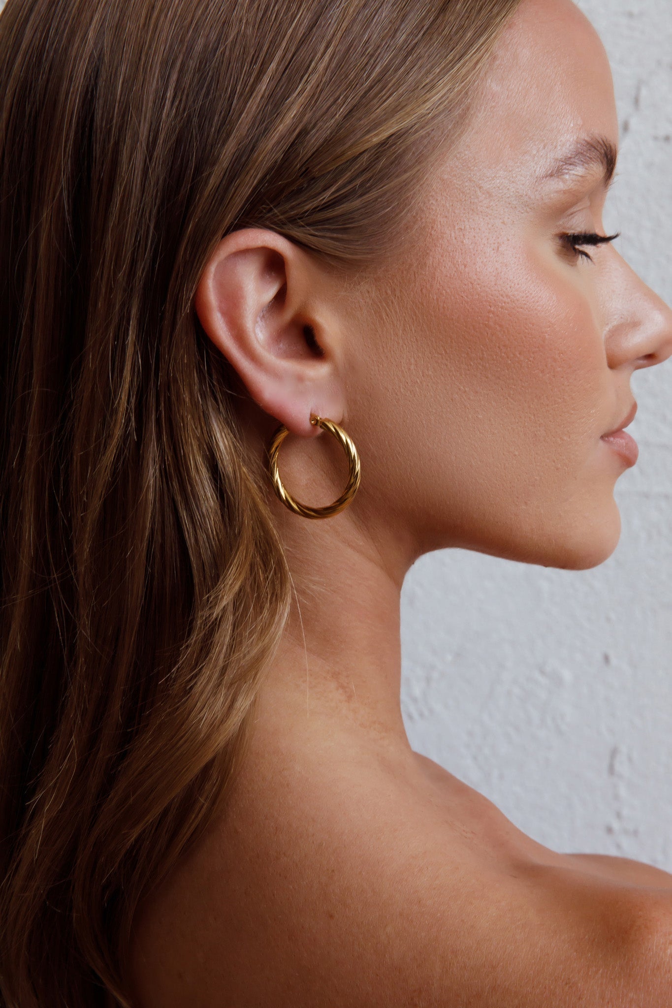 Boucles d'oreilles créoles Merrill en or