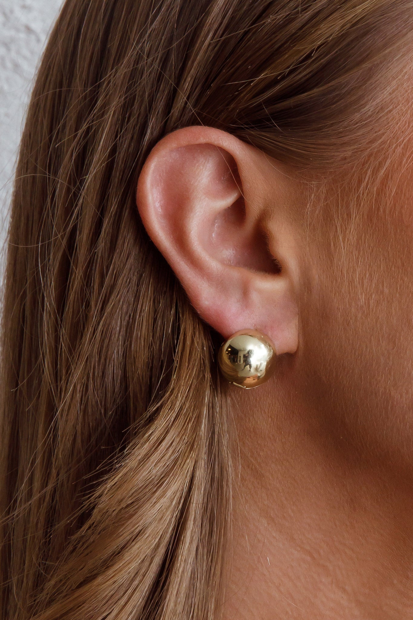Boucles d'oreilles Ball Moonstar Or