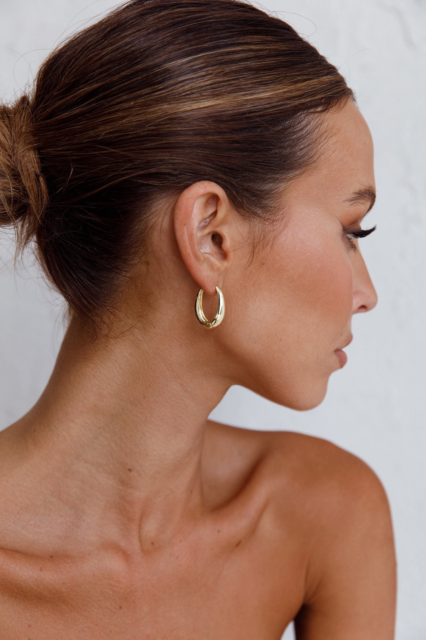 Boucles d'oreilles créoles Helena en or