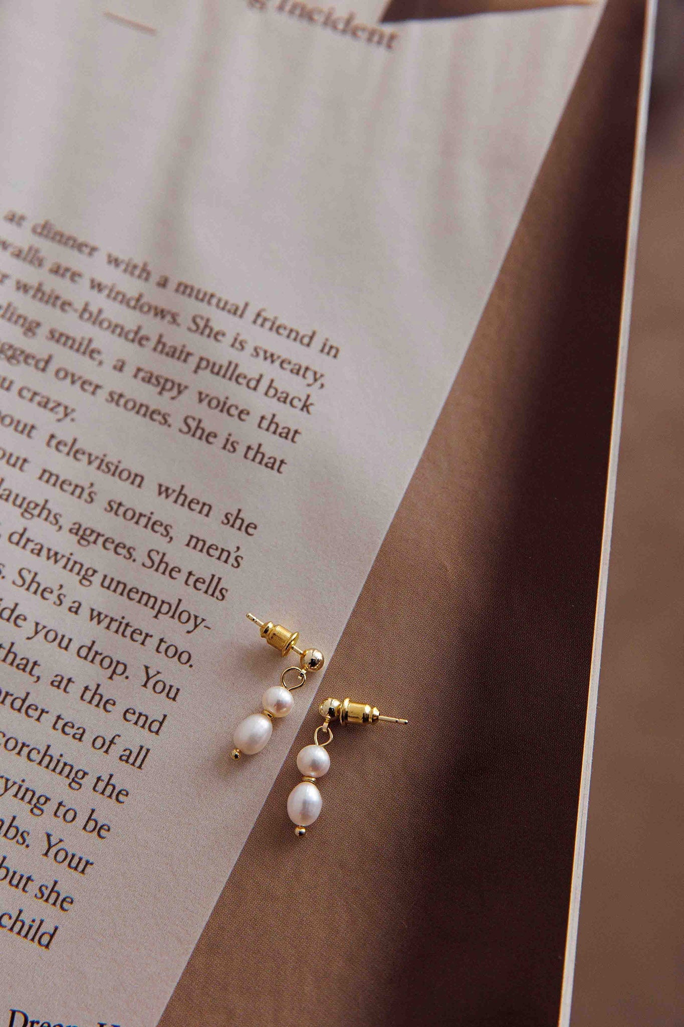 Boucles d'oreilles en perles Julia Or