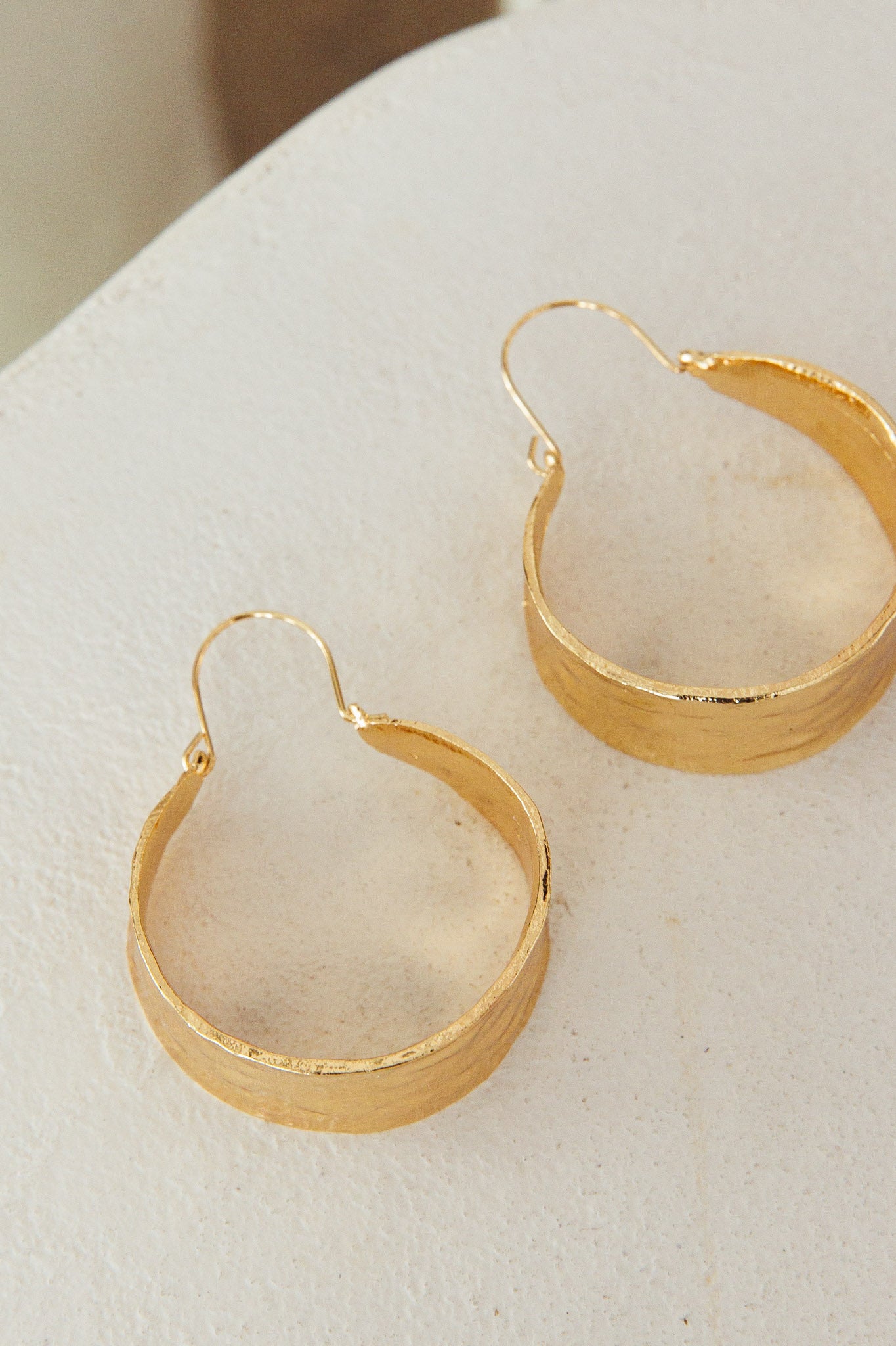 Boucles d'oreilles créoles Vitality Or
