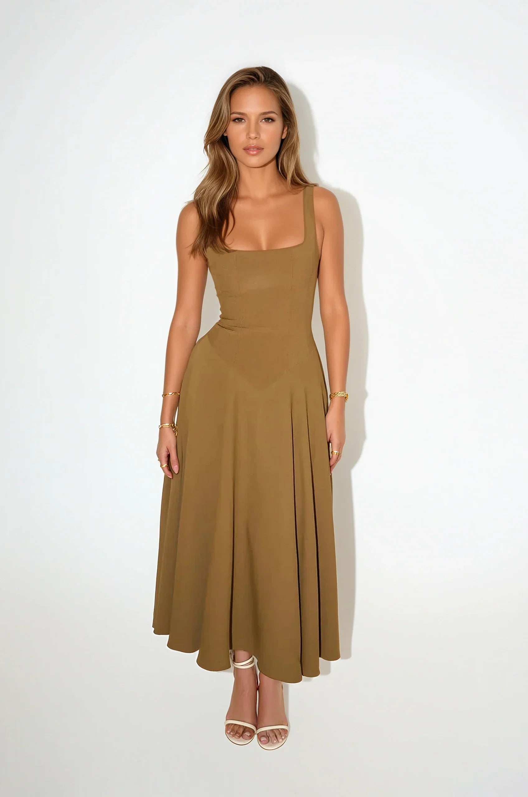 Auriane | Robe Épurée & Élégance Naturelle