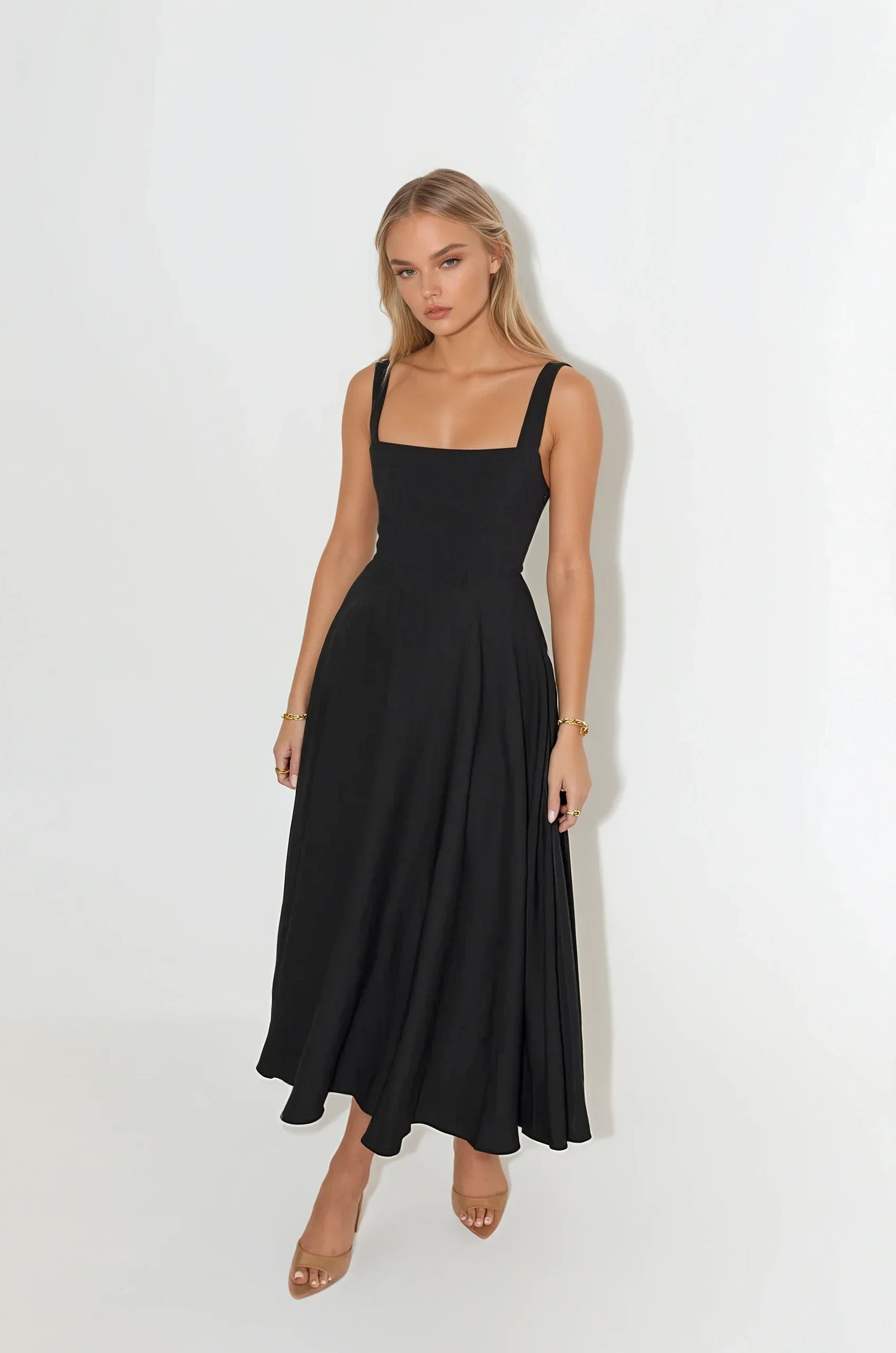 Auriane | Robe Épurée & Élégance Naturelle
