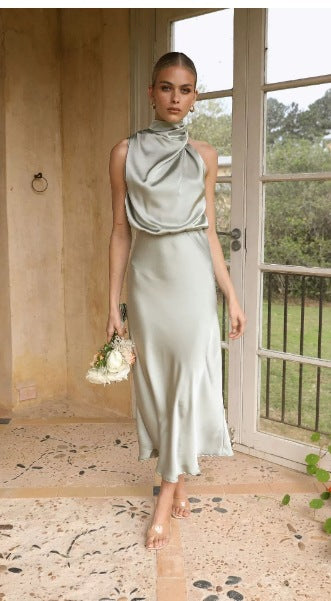 Romy | Robe Satinée & Élégance Assurée
