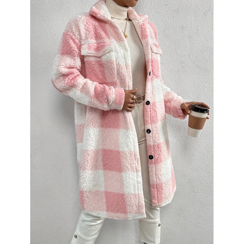 Megan™ | Élégant Cardigan Long en Peluche