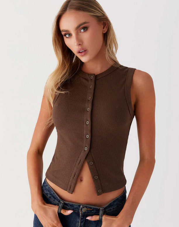 Chloe™ | Joli Haut Sans Manches