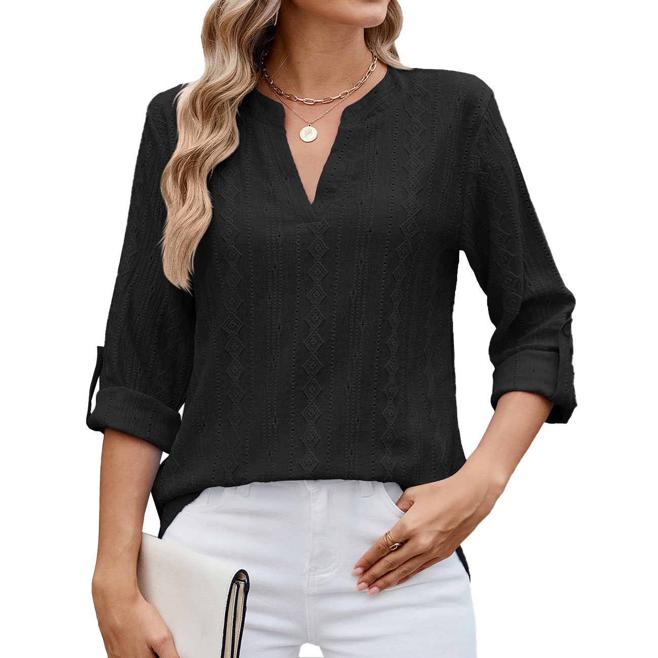 Luna™ | Pull élégant à col V