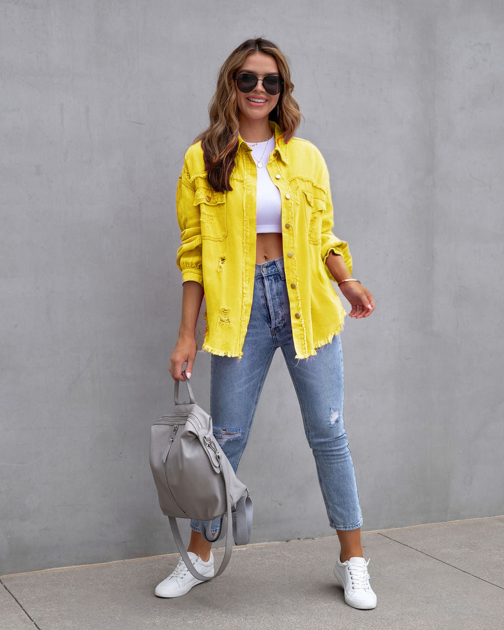 Mariana™ | Cardigan Élégant en Denim