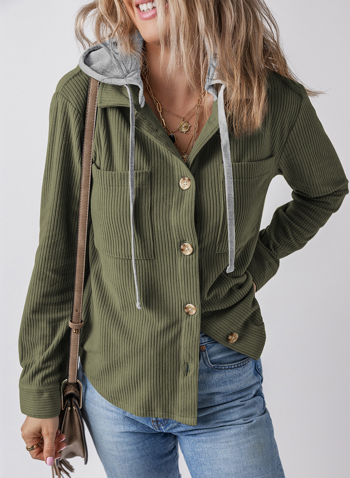 Lyanna™ | Pull à col en V élégant avec fermeture éclair