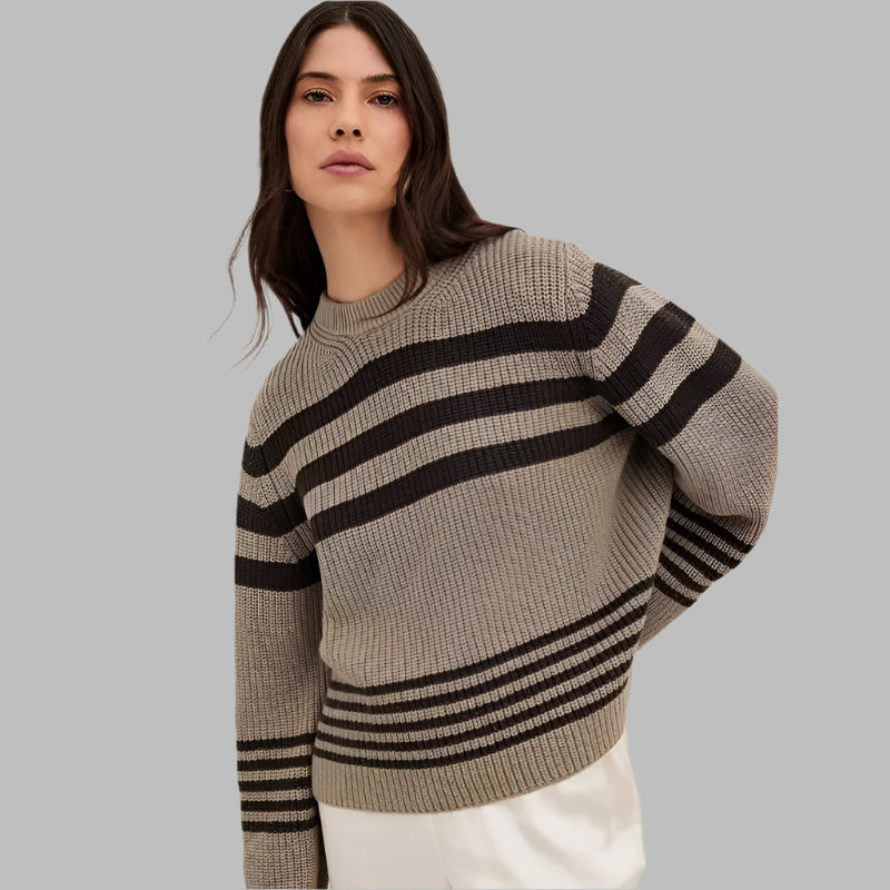Erica™ | Pull Élégant à Rayures