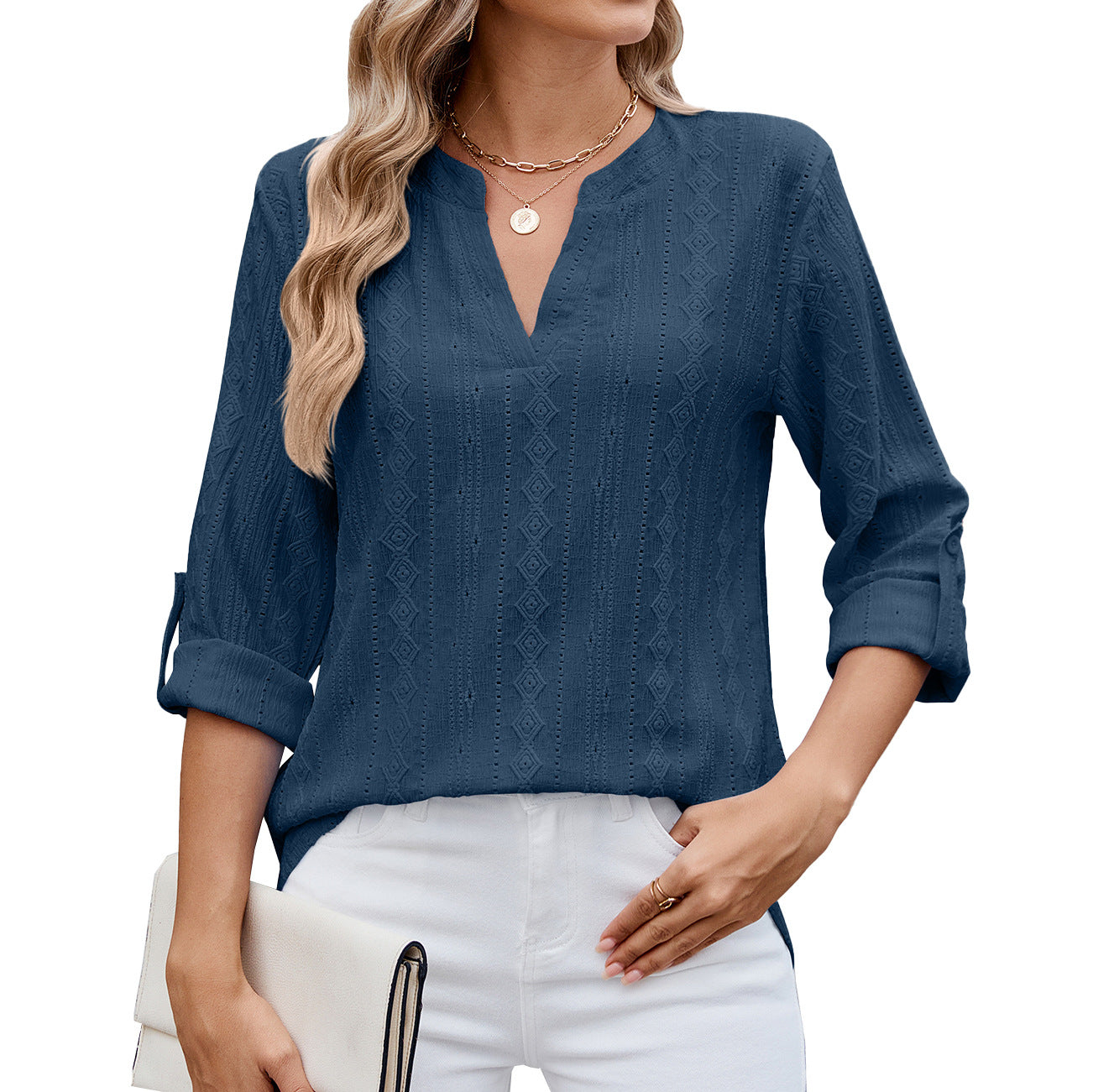 Luna™ | Pull élégant à col V