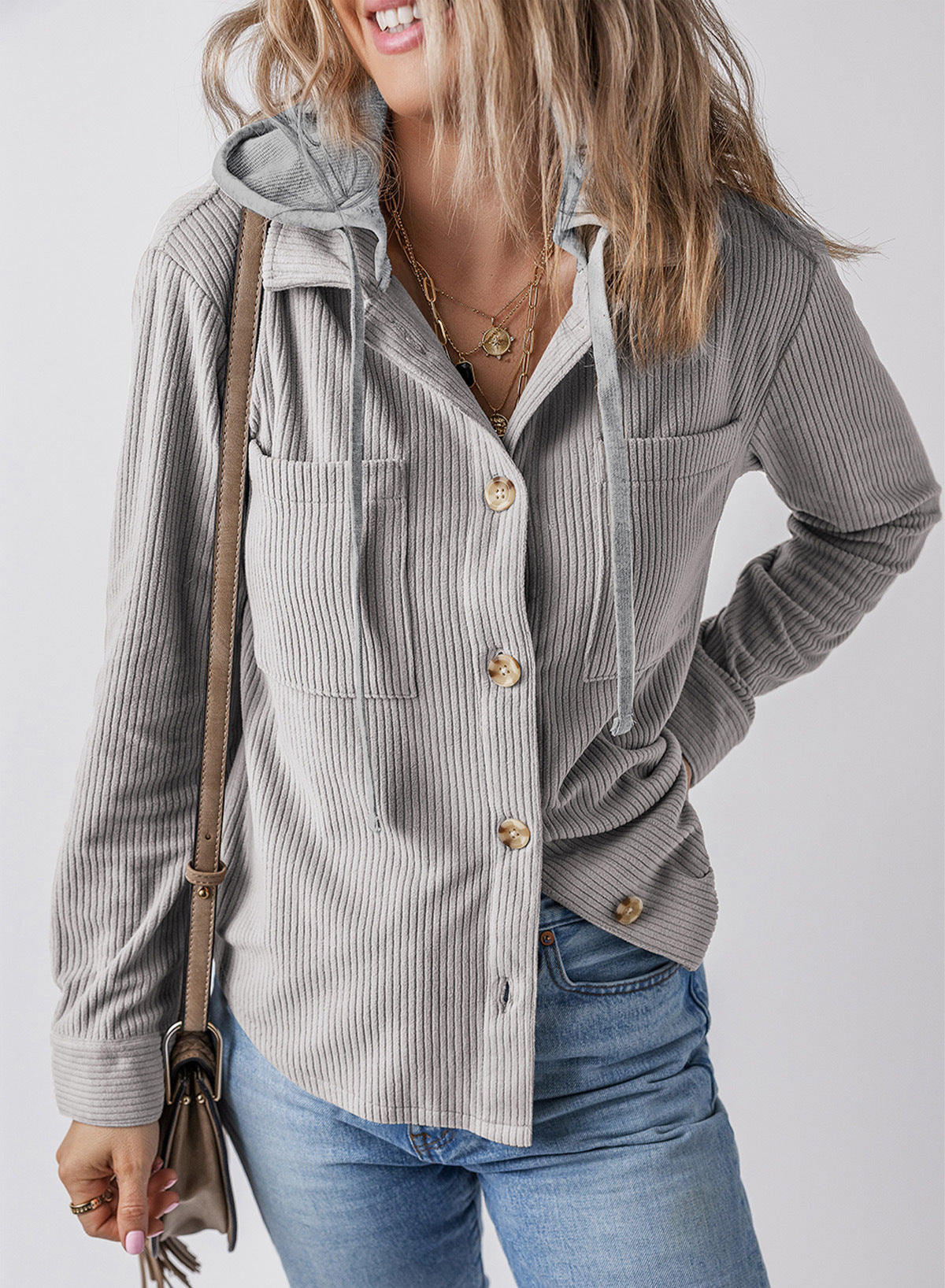 Lyanna™ | Pull à col en V élégant avec fermeture éclair