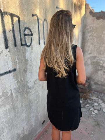 Léna | Robe Chemise en Coton et Lin