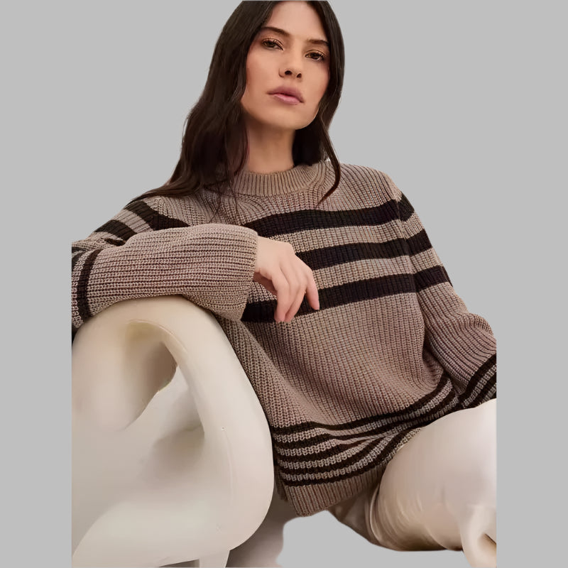 Erica™ | Pull Élégant à Rayures