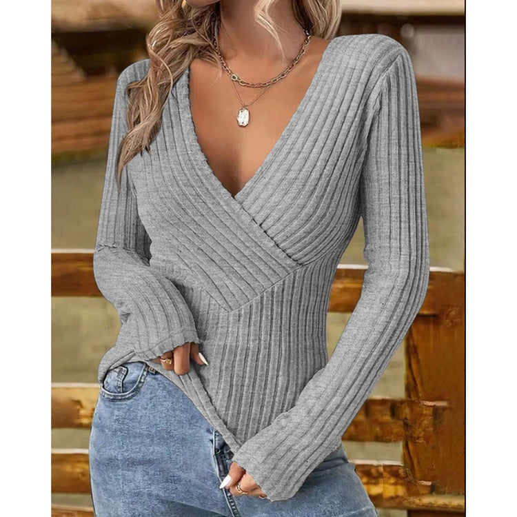 Ashley™ | Pull élégant à col en V