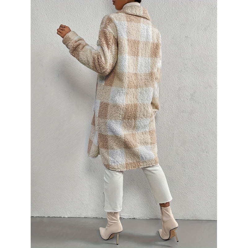 Megan™ | Élégant Cardigan Long en Peluche