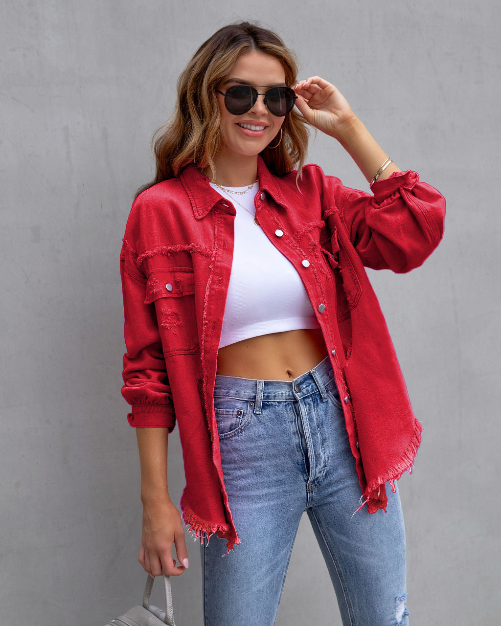 Mariana™ | Cardigan Élégant en Denim
