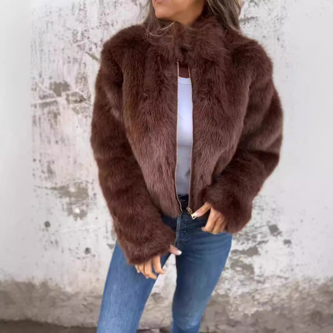 Yudy™ | Veste Élégante à Revers en Peluche