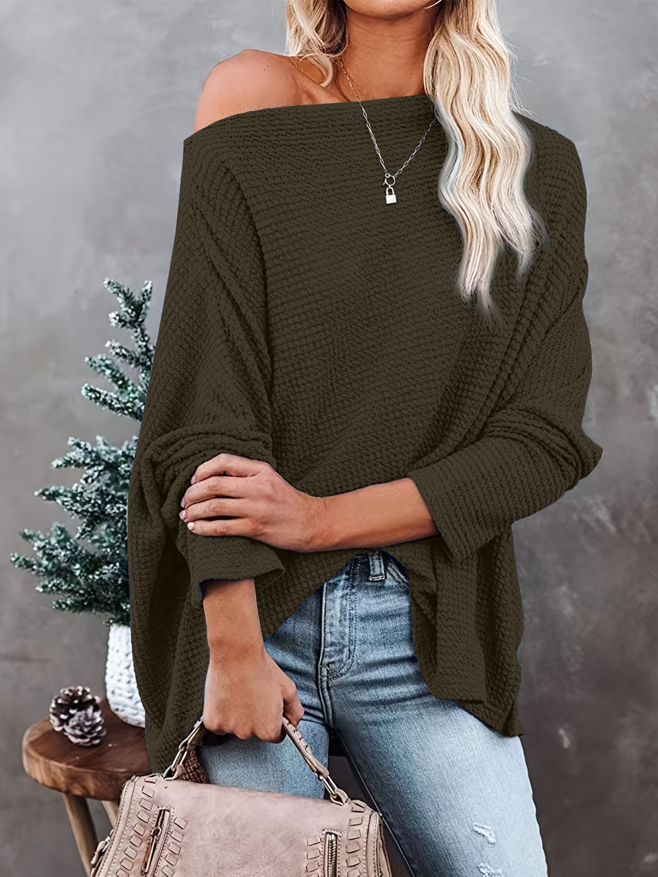 Felicia™ | Élégant Haut Tricoté Off-Shoulder