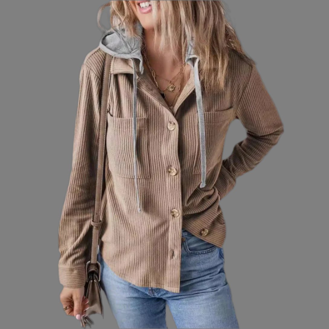 Lyanna™ | Pull à col en V élégant avec fermeture éclair