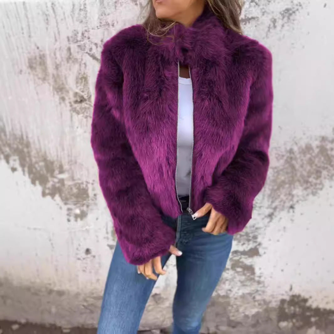 Yudy™ | Veste Élégante à Revers en Peluche