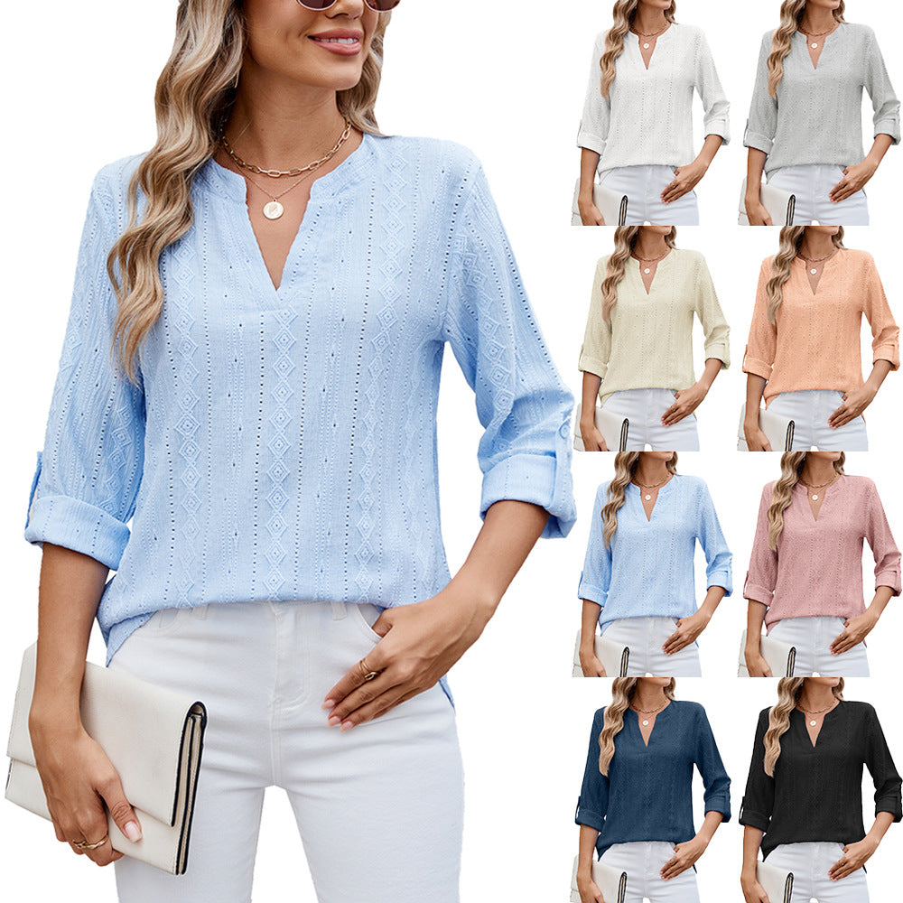 Luna™ | Pull élégant à col V