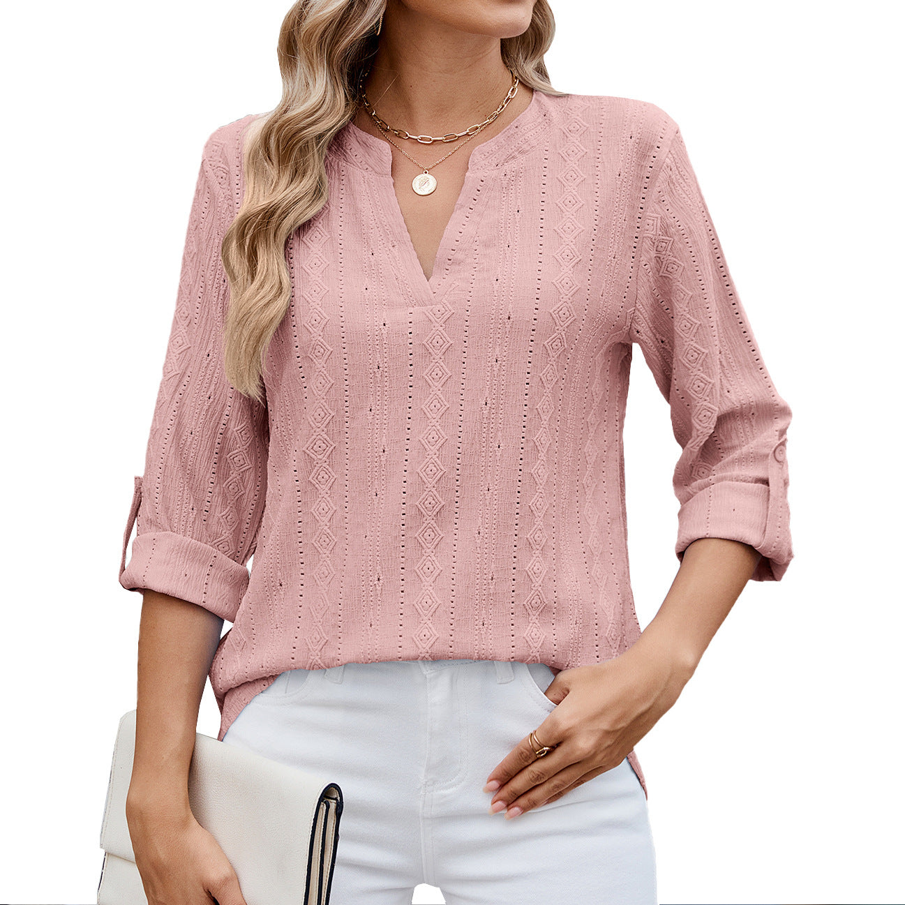 Luna™ | Pull élégant à col V