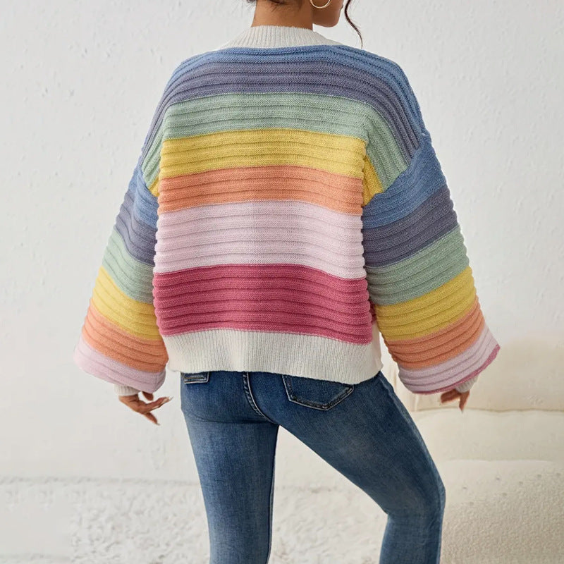 Fiona™ | Cardigan Arc-en-Ciel Confortable